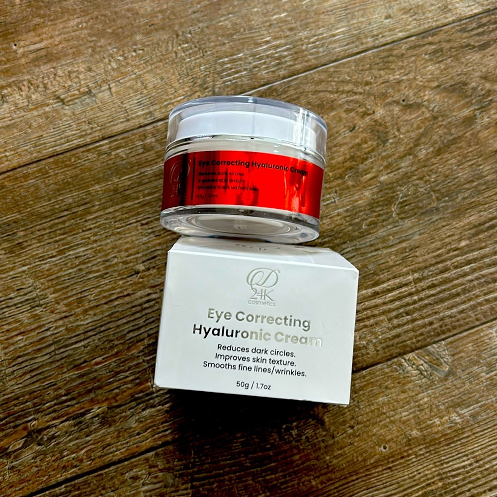 D24K EYE CORRECTING HYALURONIC cream and dark circle reducer NEW